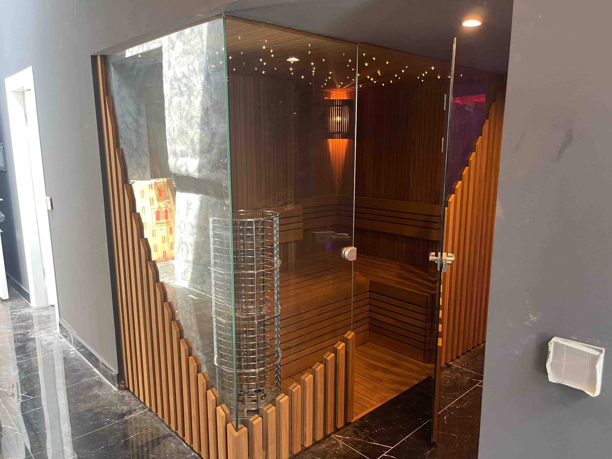 Sauna Dekor's Urban Oasis: Amsterdam Sauna—an architectural jewel seamlessly blending tranquility and sophistication, showcasing Sauna Dekor's mastery in design and construction.