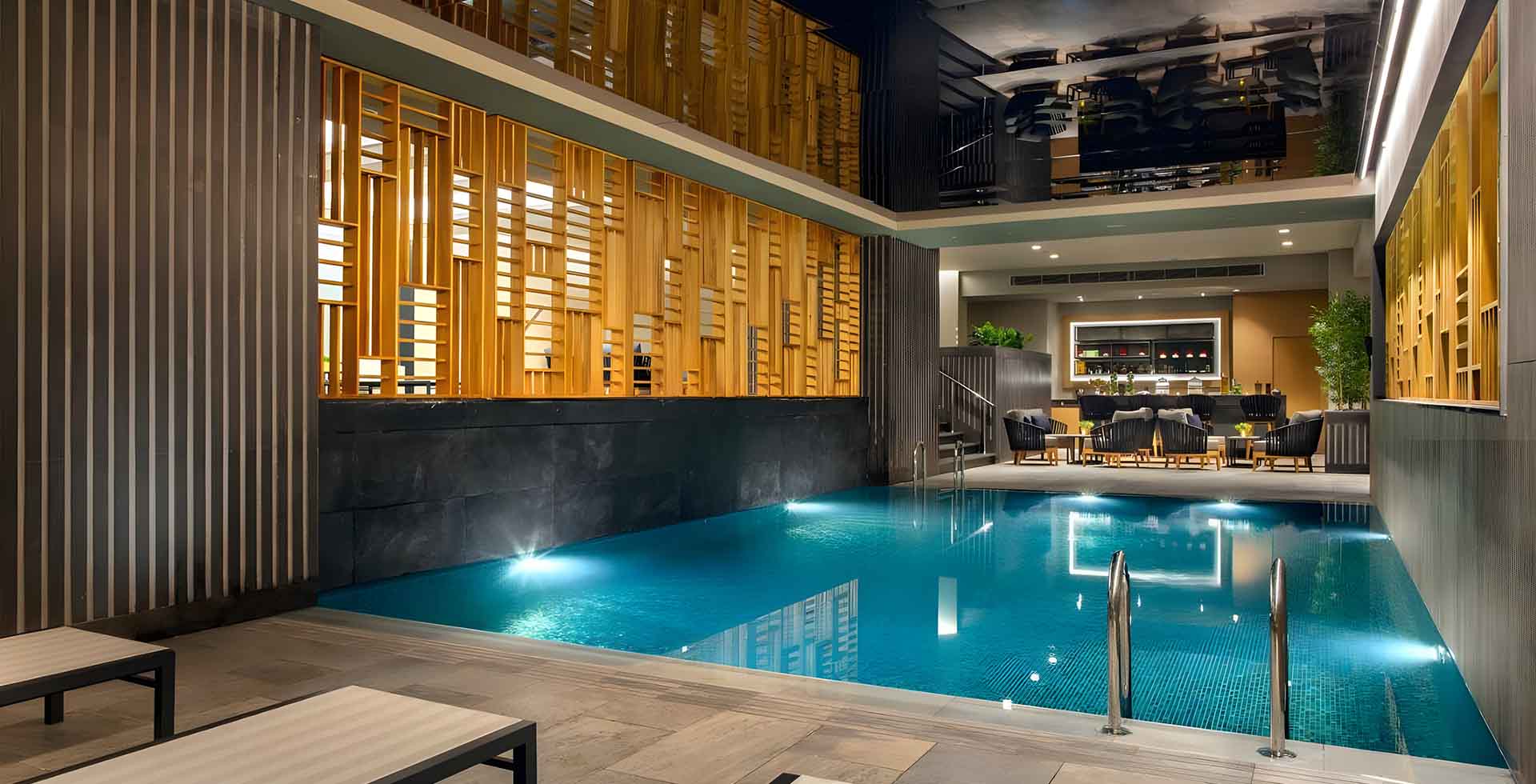 Tranquil Escape at Hilton Amsterdam's Indoor Pool