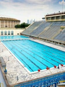 olympic swimming pool installation