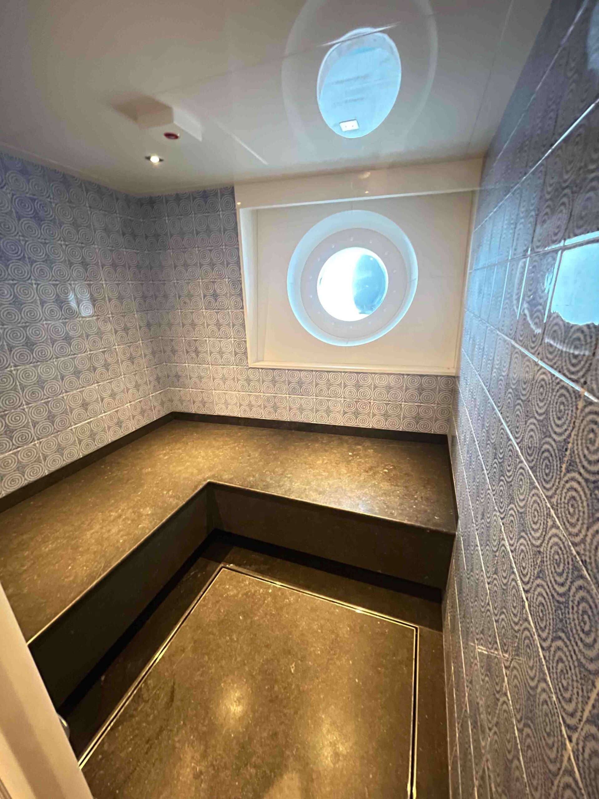 Sauna Dekor's Maritime Opulence: Yacht Steam Room—an exclusive retreat at sea, meticulously designed and built for a harmonious blend of luxury and relaxation.